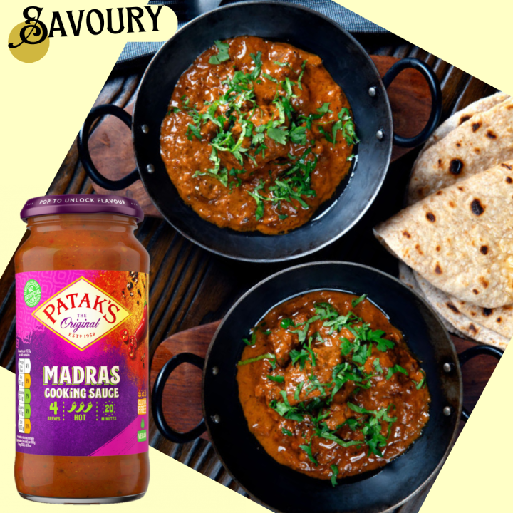 Pataks Madras Cooking Sauce 450g ซอสมาดราส พร้อมปรุงจากอังกฤษ 🇬🇧 ...