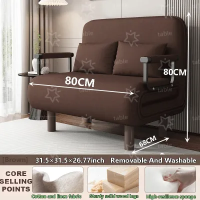Table Trove.PH Sofas Nordic sofa bed foldable sofa bed for living room bed frame Single/Twin/Double/Queen/King lazy sofa bed couch sofa for living room