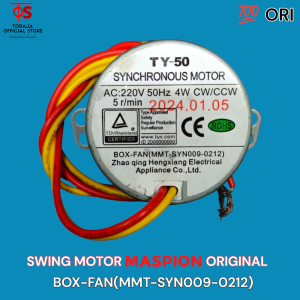 Swing Motor Kipas Angin Maspion Original - Synchronous Motor TY-50 BOX-FAN (MMT-SYN009-0212)