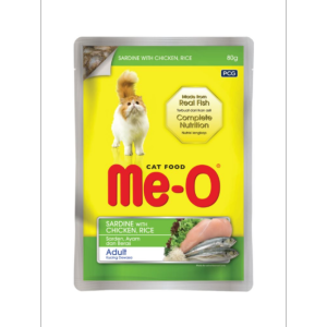 MEO ME-O SACHET RASA SARDEN AYAM MAKANAN BASAH KUCING