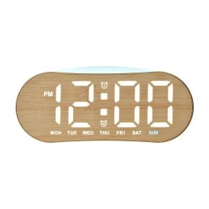Sacesr New Simple LED Electronic Multifunctional Clock Kids Bedside Alarm Clock with Week Display for Bedroom Home Decor 3M8Q4