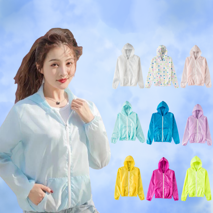(UV PROTECTION) Despacito Waterproof Transparent Jacket Adult Kids Anti  UV Jacket Sun Protection Clothing Poncho Overcoat Trench Coat Mackintosh