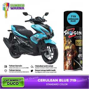 Pilok Cat Semprot Pilox Pylox Biru Shogun Z Paint Duco Cerulean Blue 719 Premium