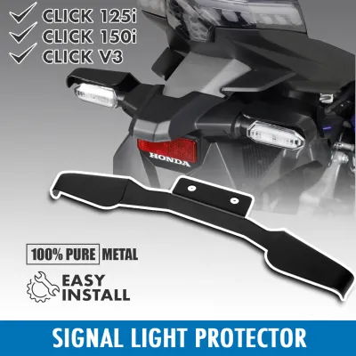 Signal Light Protector For Honda Click 125/150 And 160 (V2 & V3) Anti-Crash Heavy Duty Bolts Include