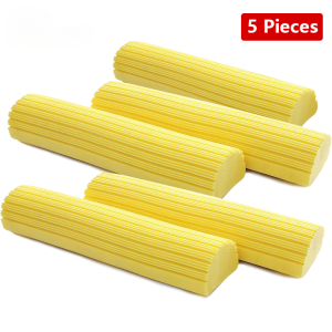 Fypo ม็อบฟองน้ำไม้ถูพื้นฟองน้ำบีบซับฟรีล้างในครัวเรือน Lazy Mop อุปกรณ์ทำความสะอาด
