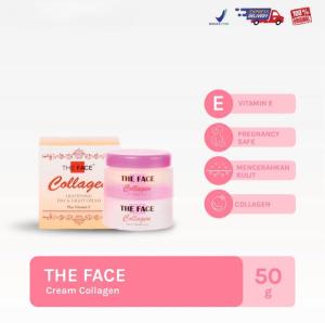 THE FACE Collagen Lightening Day & Night Cream with Vitamin E 50gr BPOM