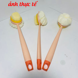 Cây Chà Lưng Cây Bông Tắm Cọ Chà Lưng 2 Mặt Bàn Chải Chà Lưng Bông Tắm Tẩy Tế Bào Chết Có Móc Treo Tiện Dụng Dieulinhshop