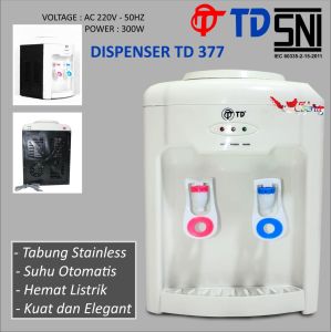 Dispenser Galon Atas Dispenser Galon Air Panas Jumbo Twindog Kapasitas besar