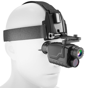 BekinTek 4K 3D หมวกที่ติดมองคืน ติดตั้งบนหัว กล้องตายาย NVG สามารถชาร์จได้ กล้องโทรทรรศน์ ดูดภาพมืดเต็มระยะ ซูมดิจิทัล 8 เท่า บันทึกวิดีโอ 4K ภาพถ่าย 36 ล้านพิกเซล การปรับไดออปเตอร์ 800 องศา 4 สีผลกระทบ
