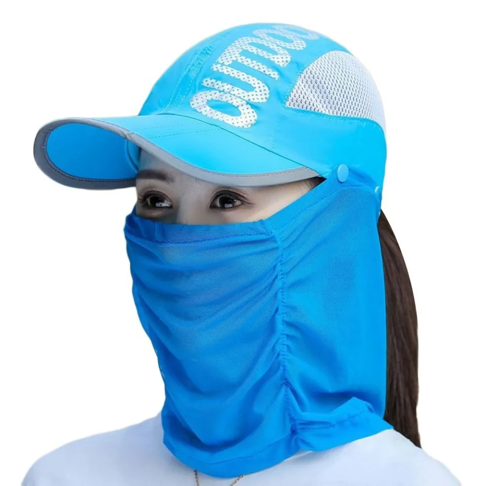 GFBB Quick Drying Neck Protection Sun Cap Removable Neck