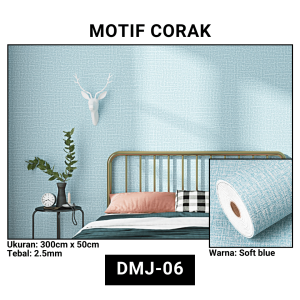 Wallpaper linen roll / Dekorasi Kamar / Wallpaper Dinding Pvc Non Transparan Ruang Tamu Dekorasi 50CM*3M