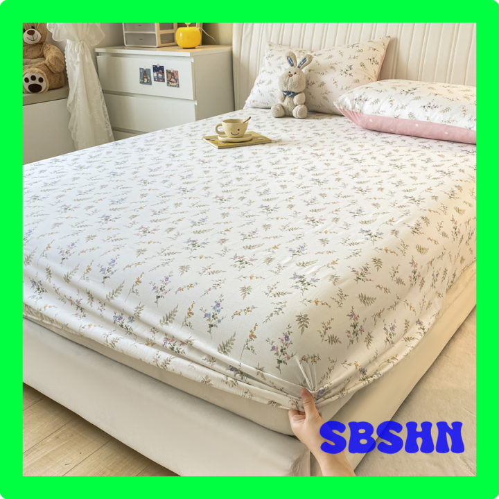 SBSHN 100 Cotton Sheet Printing Fitted Sheet Pure Cotton Mattress