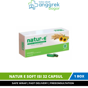NATUR E 100 IU 32S/VITAMIN E/VITAMIN E UNTUK KULIT DAN TUBUH/VITAMIN E UNTUK SEHARI SEHARI