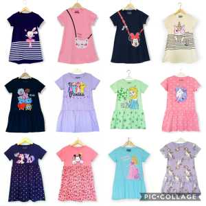 Dress Anak Perempuan / Paket Hemat isi 3 pcs  Khusus Size S Usia 1-2 tahun Bisa Pilih Motif gambar /Dress - Daster Anak Cewek