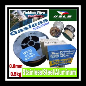 Mig  Welding Wire [STAINLESS] [ALUMINUM Alloy] [STEEL] 0.8mm I/2kg-1KG  TRUE RATING PS MARK E71T-XX E3xxLT1-1 E3xxLT0-3  ER3xxL  ER5456 ER4043 TOOLMATE