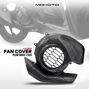 YAMAHA MIO i 125 / M3 / SOUL i 125 FAN COVER CARBON/FORGED CARBON/MATTE BLACK MADE IN THAILAND SPEEDMOTO