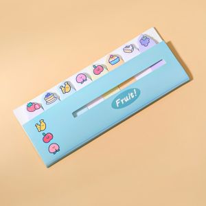 Set 200 giấy ghi chú nhiều màu sắc họa tiết dễ thươngđơn giản tiện dụng đánh dấu trang -HAUSE
