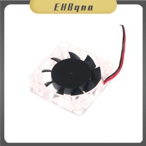 EHBqna 40x40x10มม. 4010 DC 5V พัดลมไร้แปรง0.11A พร้อมไฟ LED สีฟ้าสำหรับฮีทซิงค์คูลเลอร์หม้อน้ำสำหรับชิ้นส่วนเครื่องพิมพ์3D