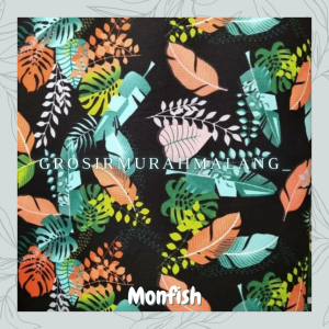 TAPLAK MEJA RUANG TAMU KANVAS MOTIF BUNGA / DAUN UJUNG LANCIP HIAS TASEL / RUMBAI MOTIF PART 1