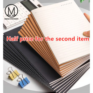 Bundle Of 2 Pieces A5 B5 Exercise Notebook Grid Lined Blank Student Office Supplies
