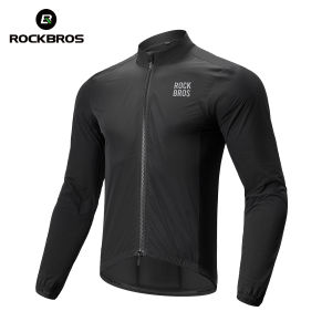 ROCKBROSĐi Xe Đạp Áo Gió Ultralight Windproof MTB xe đạp đường trường Áo Khoác tiện dụng có thể gập lại Áo khoác đi xe đạp Cho nam nữ