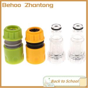 Behoo อะแดปเตอร์วาล์วท่อสายยางฉีดน้ำทำความสะอาดรถ