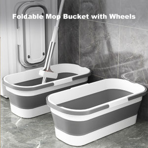 LOOLALA Sponge Mop Self Cleaning Base Bucket