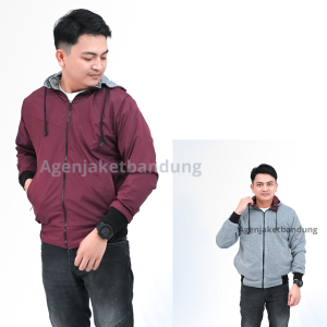 MURAH !!! Jaket bolak balik cowo/cewe 2in1/Jaket BB Parasut