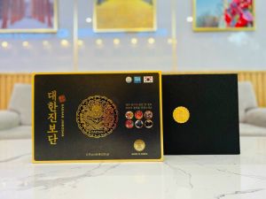 An cung trầm hương rồng vàng NỘI ĐỊA HÀN QUỐC – 60 Viên Cân bằng huyết áp đau đầu tiền đình tai biến đột quỵ