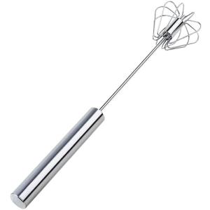 EZY4LIFE Semi Automatic WhisksEgg BeaterStainless Steel Manual Press Whirling Egg Mixer for Kitchen Cooking DIY