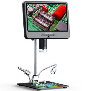 GREATLH Andonstar AD208S 10.1" 4K HDMI Digital Microscope 1500X for PCB SMD Electronic Soldering Phone Watch Repair Soldering Tools