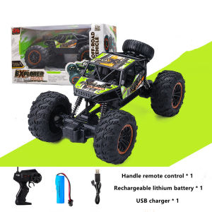 1:16 Mini RC Cars Monster Truck Remote Control Car 4WD Off-road Vehicle Remote controlled off-road vehicle rechargeable