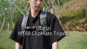 Ulanzi MT88 ClipMate Tripod Selfie Stick Velcro Backpack Bag Strap Mount for GoPro DJI Insta360 Action Camera