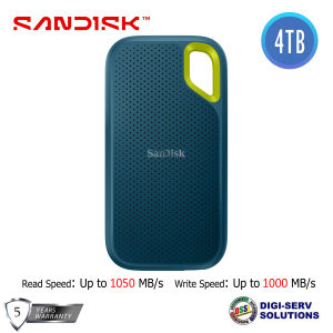 Sandisk Extreme Portable SSD V2 USB 3.2 Type-C ~ 4TB (SDSSDE61) ~ Choose Your Color