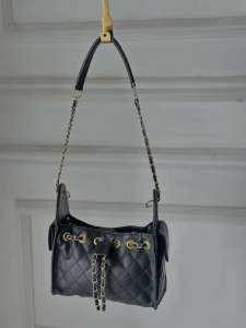 Thedelhouse Bucket Bag Leather Full Bordir Tebal Tas Wanita