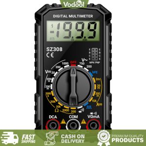 [VSC] 1999 Counts Digital Multimeter Voltage Resistance Meter Voltage Current Detector LCD HFE Triode Buzzer Multimeter High-Precision