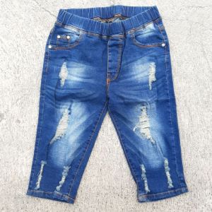 Celana Sobek Wanita 7/8 Slimfit