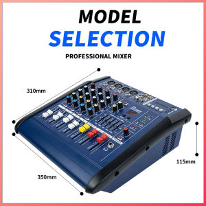 Deuahub PMX4/602D mixer amplifier with equalizer 4/6-channel built-in EQ/recording Suport bluetooth