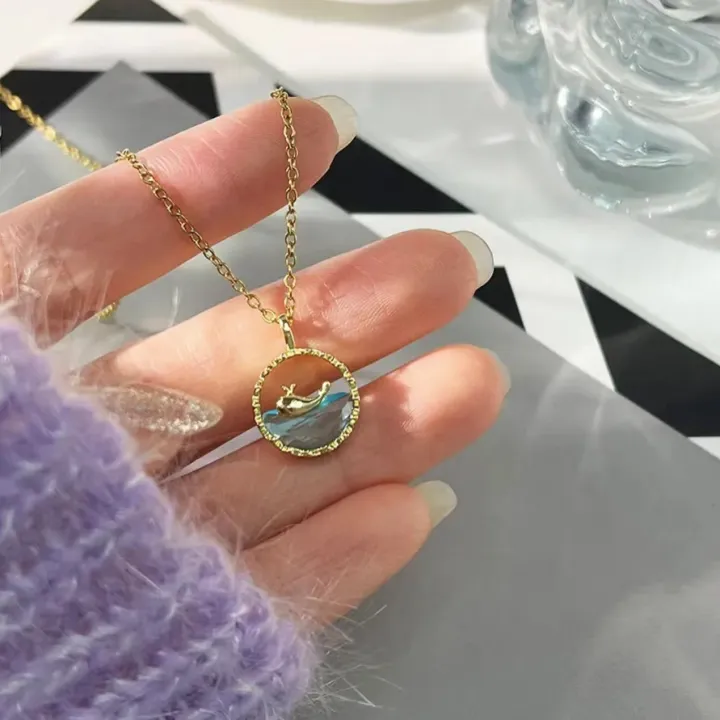 Ladamas%20Kalung%20Titanium%20Liontin%20Ikan%20Lumba-Lumba%20Imut%20Dan%20Mewah%20Beriklau%20KT48%20-%20Image%208