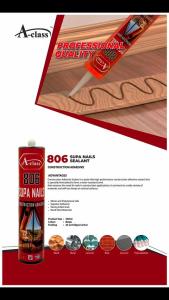 A-CLASS 806 SUPA NAILS SEALANT Construction Adhesive Sealant Super Glue Weatherproof Silicone Sealant / Gam Pelekat Silikon / Gam Kuat Sealant Kalis Cuaca