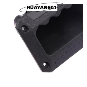 HUAYANG01 [HOT FASHION] ด้ามจับด้านข้างลำโพงพลาสติกสีดำ1ชิ้นสำหรับตู้ลำโพงเคสเครื่องขยายเสียงสำหรับเปลี่ยนกีตาร์มือจับด้านข้างทนทาน