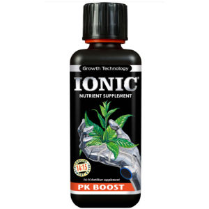 Growth Technology IONIC PK Boost 1 Litre (Compound Fluid Fertilizer Phosphorus and Potassium 14:15 and Iron Bloom Stage Supplement Fertilizer More Flowers Bigger Flowers Bigger Fruits)  