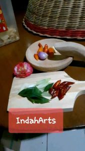Paket Cobek dan Telenan Ukuran Mini Alat Dapur Mainan Bisa dipakai