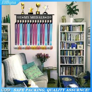 [COD] Heavy-Duty Metal Awards Trophy Display Stand Medal Hooks Wall Mount Organizer Medal Storage Holder Display Home Office Decor