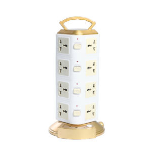 【Malaysia Spot Sale】International general European version of the socket vertical tower socket with security door home multi-function socket board perforated patch board with usb strip