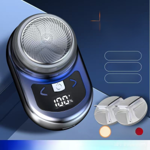 Mens Mini Electric Shaver for Year-Round Use  Durable Battery Life  Smart Design  Dry and Wet Shaving