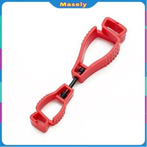 Masely Glove Clip Hanger Safety Glove Holder Plastic Working Clips Work Clamp Guard Multifunctional Tool
