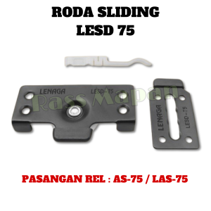 2SET Roda Pintu Lemari Geser Sliding Minimalis Huben SD 31-41 380 338 75 753 12 Elco 329 BUKAN Taco Blum
