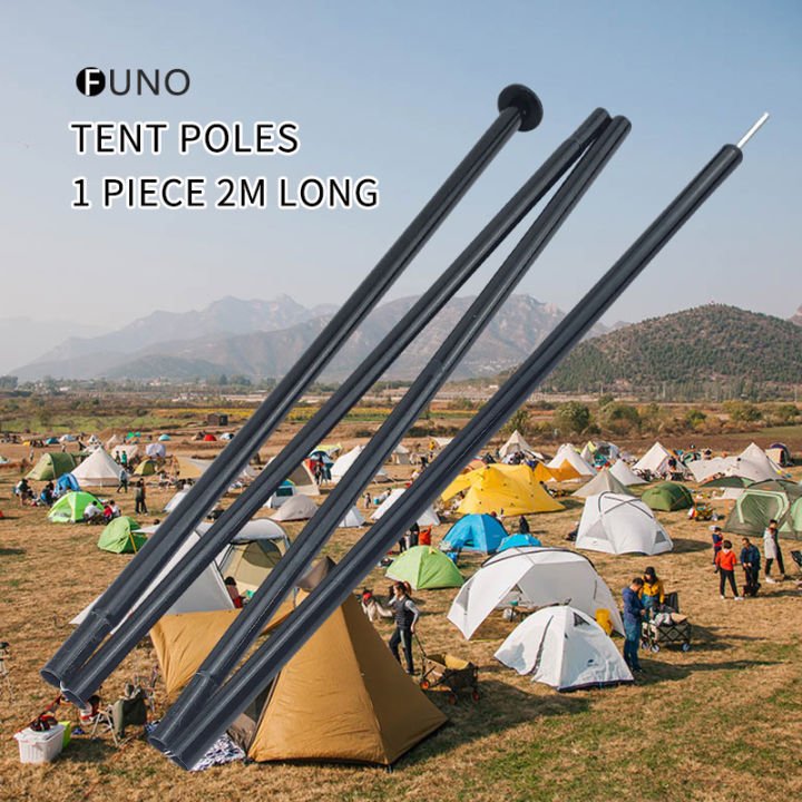 Tarp Poles Flysheet Pole Waterproof Tent Pole Hiking Camping Piece 2m  Long Camping Pole Black Foldable Pole Tent Front Pole Lazada PH