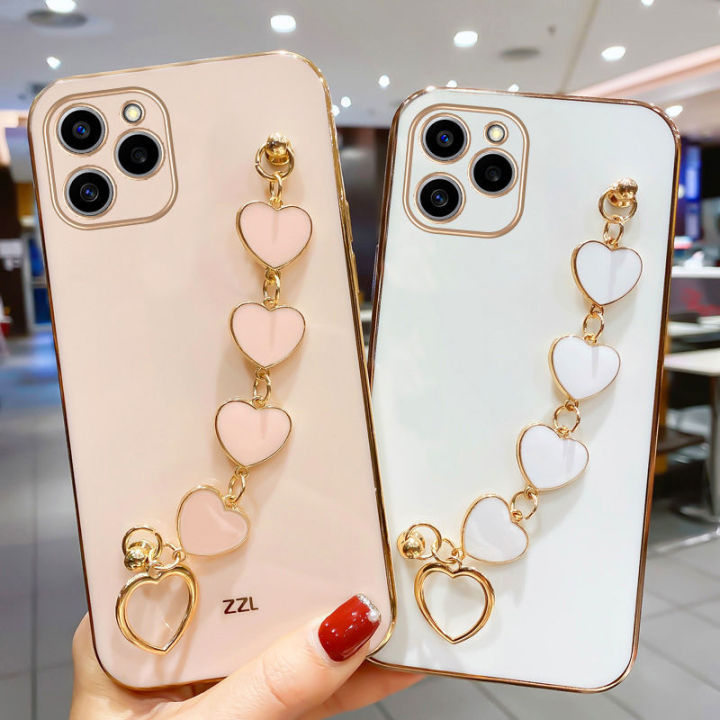 Luxury Plating Love Phone Cases For iPhone 12 13 Pro Max 12 Mini